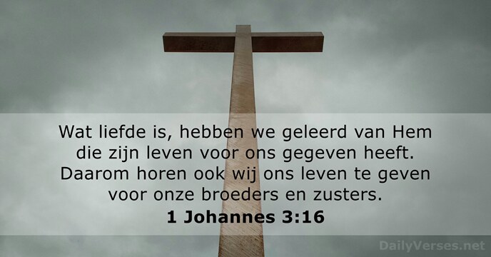 1 Johannes 3:16