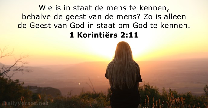 1 Korintiërs 2:11