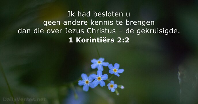 1 Korintiërs 2:2