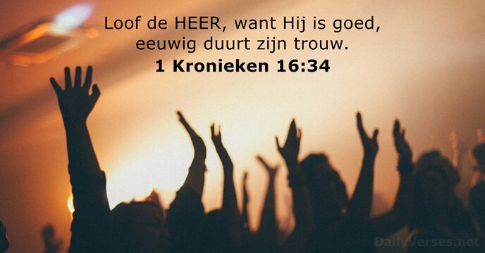 1 Kronieken 16:34