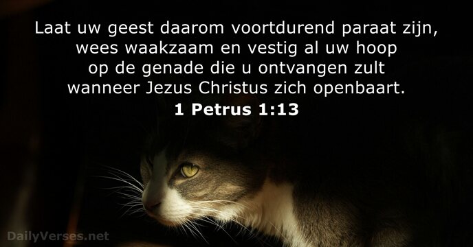 1 Petrus 1:13