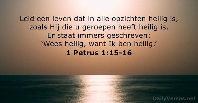 1 Petrus 1:15-16