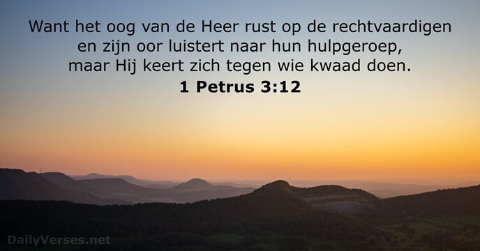 1 Petrus 3:12