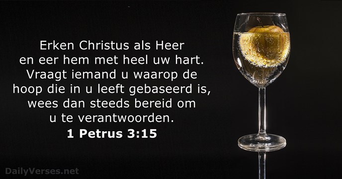 1 Petrus 3:15