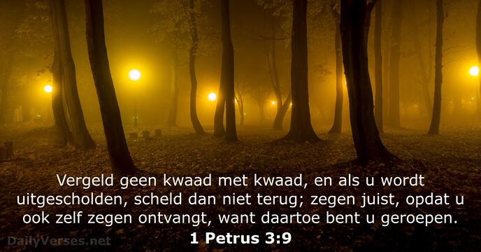 1 Petrus 3:9