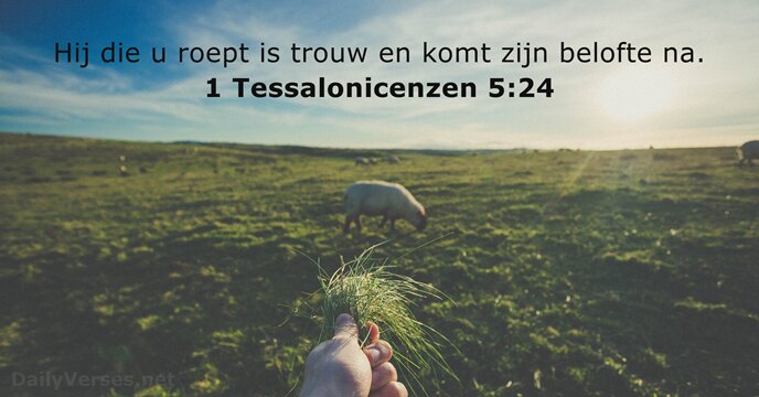 1 Tessalonicenzen 5:24