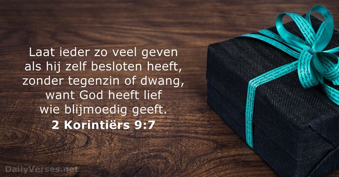 2 Korintiërs 9:7