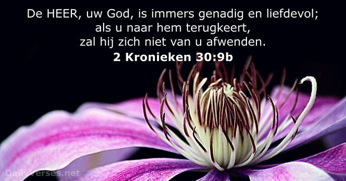 2 Kronieken 30:9b