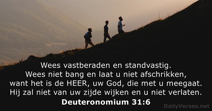 Deuteronomium 31:6