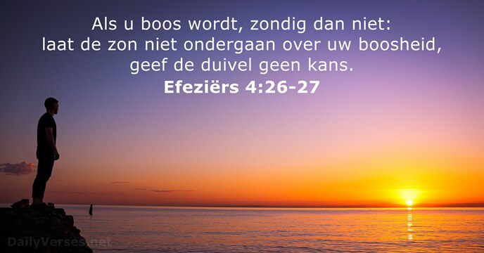Efeziërs 4:26-27