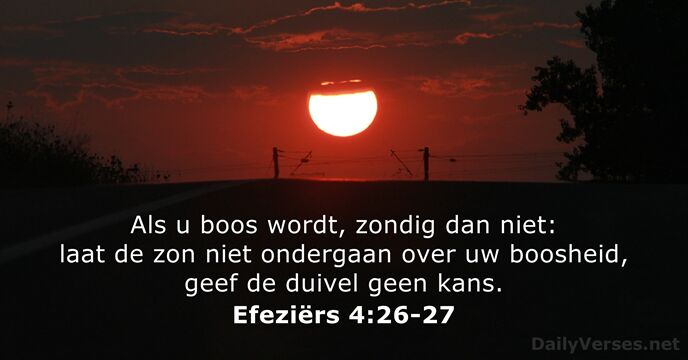 Efeziërs 4:26-27