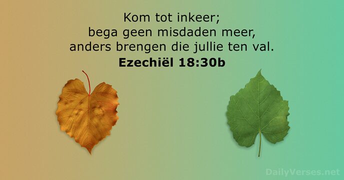 Ezechiël 18:30b