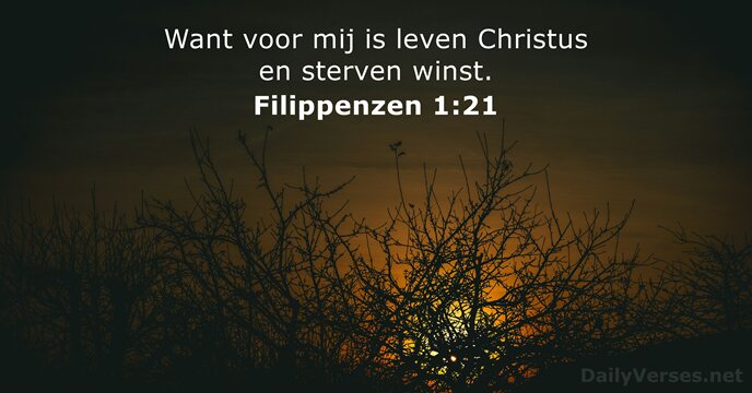 Filippenzen 1:21