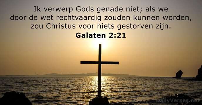 Galaten 2:21