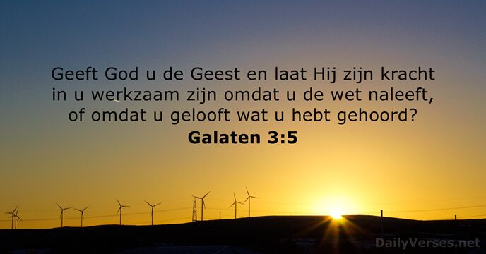 Galaten 3:5
