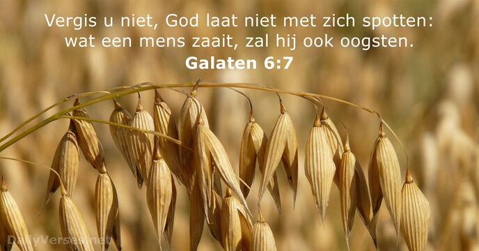 Galaten 6:7