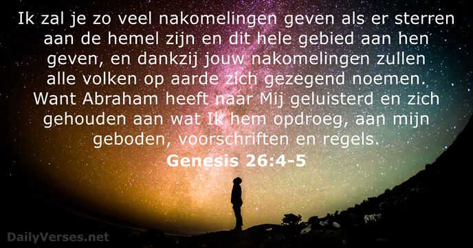 Genesis 26:4-5