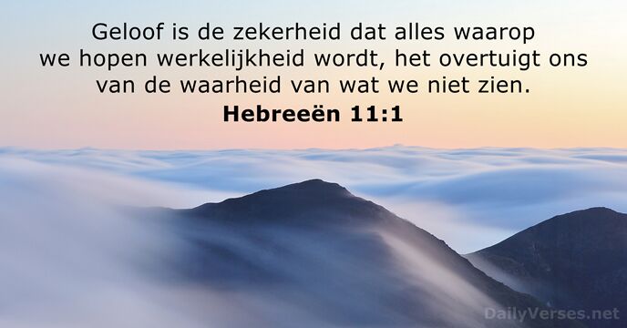 Hebreeën 11:1