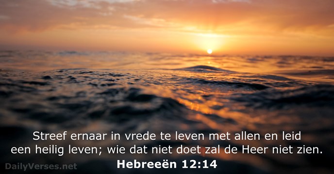 Hebreeën 12:14