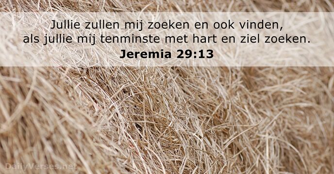 Jeremia 29:13