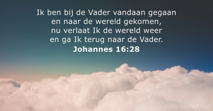 Johannes 16:28