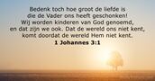 1 Johannes 3:1