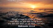 Hebreeën 12:14