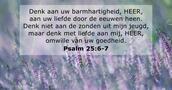 Psalmen 25:6-7