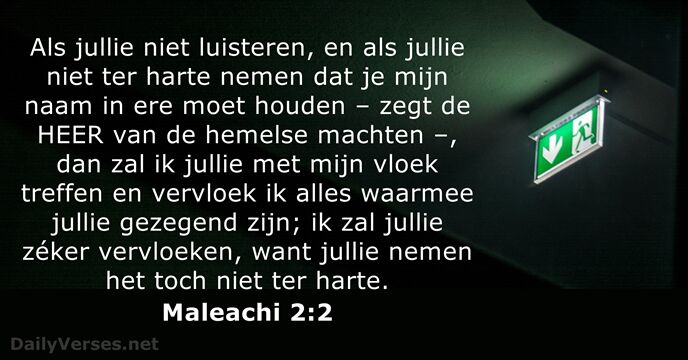 Maleachi 2:2