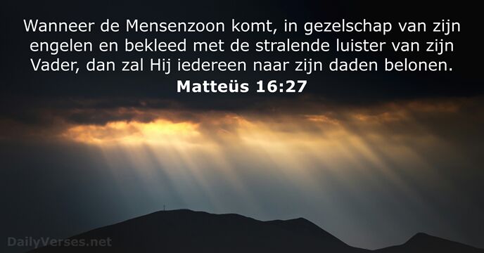 Matteüs 16:27