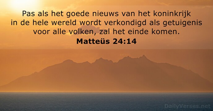 Matteüs 24:14