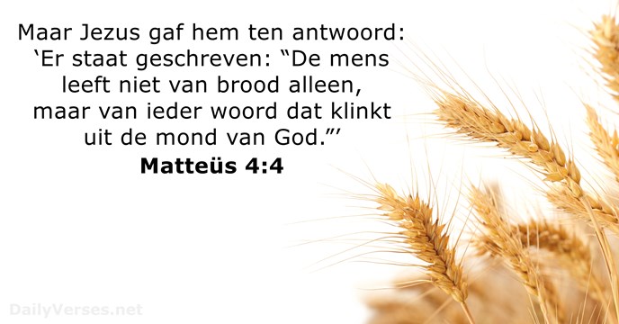 Matteüs 4:4