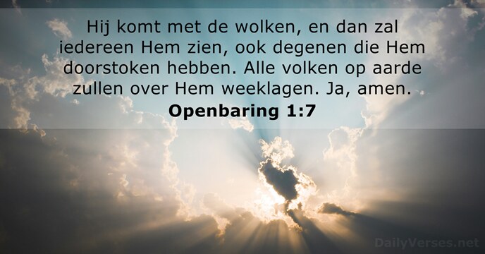 Openbaring 1:7