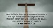 1 Johannes 3:16