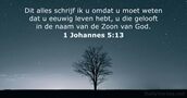 1 Johannes 5:13