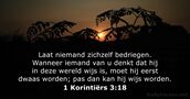 1 Korintiërs 3:18