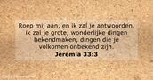 Jeremia 33:3