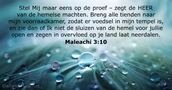 Maleachi 3:10