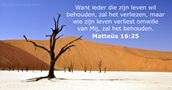 Matteüs 16:25