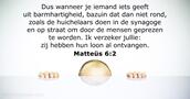Matteüs 6:2