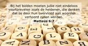 Matteüs 6:7