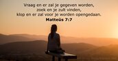 Matteüs 7:7