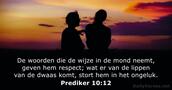 Prediker 10:12