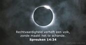 Spreuken 14:34