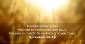 Spreuken 16:16