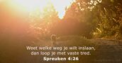 Spreuken 4:26