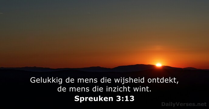 Spreuken 3:13