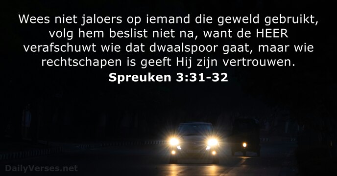 Spreuken 3:31-32