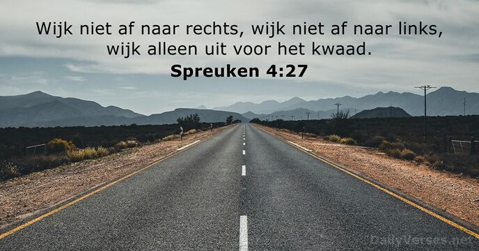 Spreuken 4:27