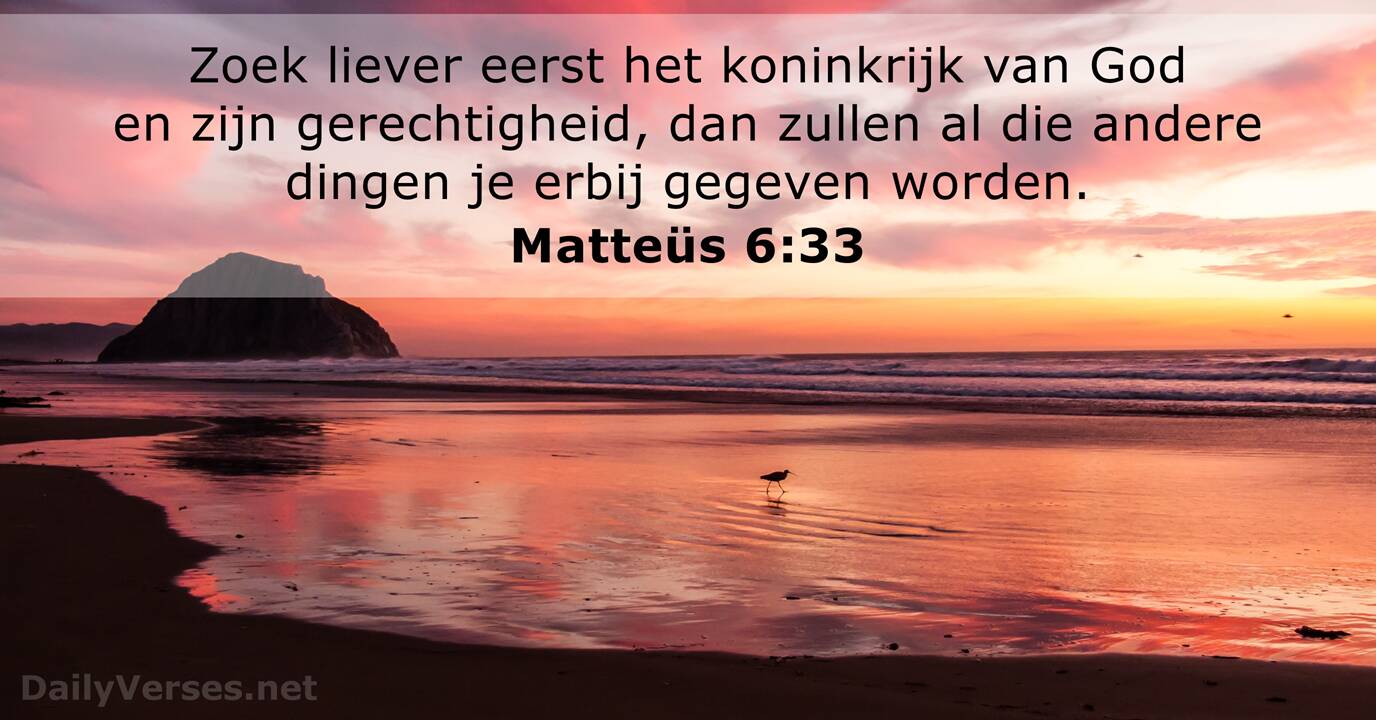 Niet ingewikkeld vers ondersteboven Matteüs 6:33 - Bijbeltekst - DailyVerses.net